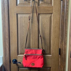 A beautiful + bold purse by Dooney + Bourke